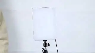 10inch LED Video Light Panel Kit EU Plug 2700K-5700K Photography Lighti