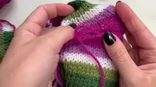 Unir hombros de jersey con aguja lanera. Tips para principiantes