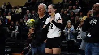 Senior Night Celebration | Purdue Volleyball