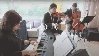 L-O-V-E @ Upper House | Piano Trio (violin, cello & keyboard) | Felice Studio Wedding Live Band
