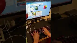 HyperX Alloy FPS Cherry MX Red Switch 1 minute Sound Test