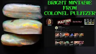 Pulitzer Opal Special Delivery. Yummy Mintabie Opal Slices. @PulitzerOpal