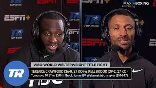 You're In My Weight Class Now! Crawford and Brook Go Back and Forth on MAX ON BOXING