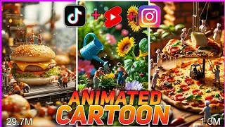 Create Viral Mini Workers Animated Videos with Free AI Tools | Miniature World Videos