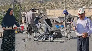 Building a solid roof in nomadic life | Step-by-step concreting