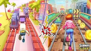 No Equipment Gameplay | Subway Surfers Vs Subway Princess Runner | High Compression