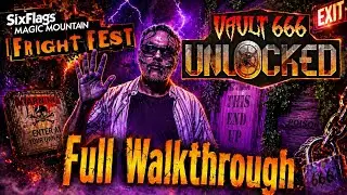 Vault 666 Full Walkthrough | Fright Fest | Magic Mountain 2025