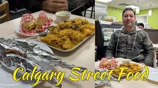 Calgary Street Food | Hot Pakistani Anday Wala Burger, Spicy Kebob Roll, Sindhi Biryani at Khan Baba