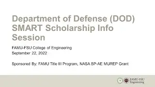 DOD SMART Scholarship Informational