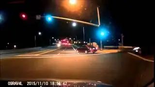 [11/10/2015] Red Camry on Airport Boulevard @ Northbound 101 Offramp, Santa Rosa, CA