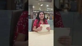 Customer Appreciation for her Wedding Card from Madhurash Cards, Rajkot, Gujarat, India.