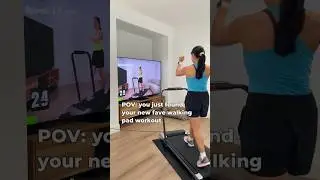 POV you found your new fave walking pad workout  #walkingpadworkout #walkingpad #walkingroutine