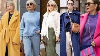 Natural older women&nbsp; over 50,60& 70 Latest fashion tips for Elegant women(winter fashion 2026)