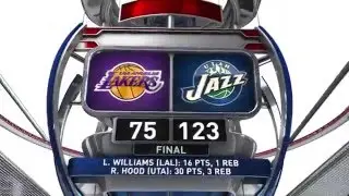 Los Angeles Lakers vs Utah Jazz - March 28, 2016