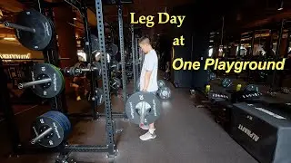Leg day at One Playground with my favourite Chinese food