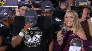 2018 AAC Championship Trophy Presentation
