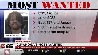 Cuyahoga's Most Wanted: Cleveland man on the run in connection to drive-by murder