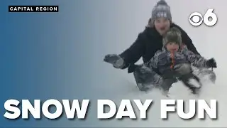 Winter storm delivers snow day fun