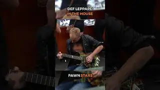 Def Leppard in the House! 🎉 #guitar #singer #guitarist #famous #pawn