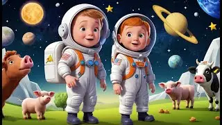 Old MacDonald&rsquo;s Space Farm | Fun & Educational Nursery Rhyme for Kids 🚀🐮🌙🎵