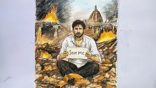 save hindu drawing | save me
