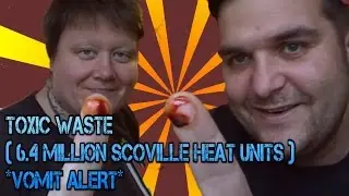 TOXIC WASTE ( 6.4 Million Scoville Heat Units ) *VOMIT ALERT* | Supermadhouse83