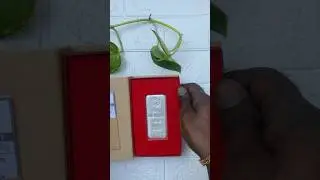 💎 500 Grams MMTC-PAMP Silver Bar Unboxing & Review | Pure Silver Investment 999.9+ Purity