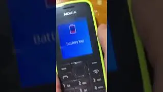 Nokia 113 incoming call has battery empty! #shorts