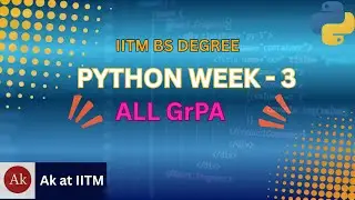 📘 IITM BS Degree | 🐍 Python Week-3 | GrPA 1–4 Solutions