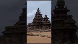 Shore temple complex built by Narasimhavarman of Pallava dynasty in Mamallapuram