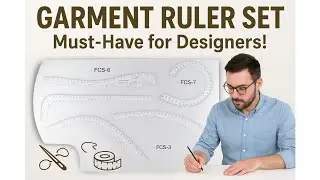 Full Set of Acrylic Garment Rulers | Sewing & Pattern Drafting Tools | Mr Redefined Clothing