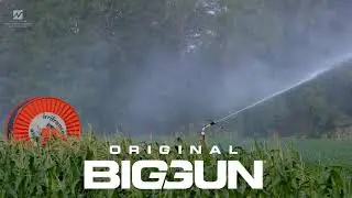 Traveler Hose Reel and the Nelson Big Gun&reg; Sprinkler Irrigating Corn