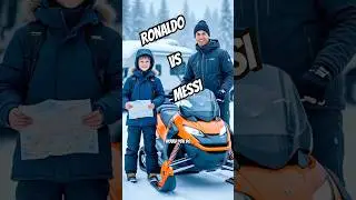 Would you rather #ronaldo Snow Adventure ❄️ vs #messi Winter Serenity 🌧️ #shorts