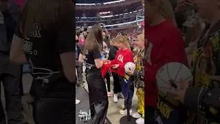 WNBA: Caitlin Clark signing autographs for fans at the Sky vs. Fever game (6/7/25)