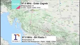 Receiving two FM radio stations on the same frequency - Different polarisation H & V