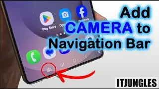How to Add CAMERA to Navigation Bar