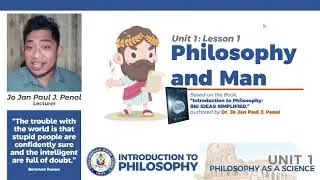 Philosophy for Senior High School - Unit 1 Philosophy as a Science