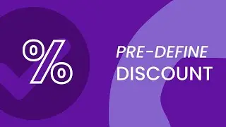 Pre-define Discount