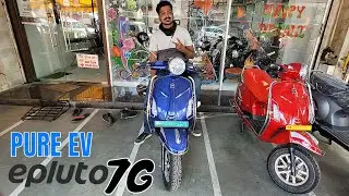 New Pure Epluto 7G | Budget Segment EV Scooter | First Ride Review | Hindi | AK BIKER_05 |