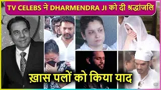 TV Celebs Pay Tribute To Dharmendra Ji, Shares Post | Jannat, Aly, Bharti, Ankita, Krushna & More