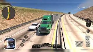 Truck Simulator: World - GamePlay #7 (American Truck Unlocked! | USA Map Driving)