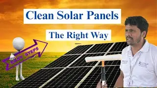 Solar Panel Cleaning HACKS That REALLY Work | Clean Solar Panel The Right Way | How to Clean #solar