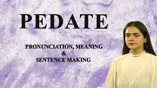 Pedate - Значение_и_произношение_слов_мир_аудио_видео_словарь