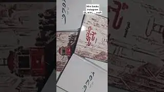 mini books instagram@_mini___craft #foryou #handmadeseller #minibook #novel #ytshorts