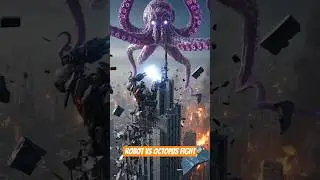 #robot#octopus#fight#shorts