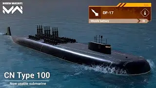CN Type 100 - Locked Missile DF-17 Got Buff - Modern Warships Alpha Test