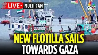 Freedom Flotilla Coalition LIVE: New Flotilla Sails Towards Gaza as Israel Forces Intercept | N18G