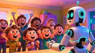 Robots Blinking Shining Bright 🤖✨ | Learn Colors and Fun STEM for Kids | Preschool Educational Video