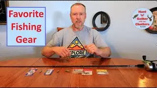 Favorite Fishing Gear Reviews - Zebco 33 - Pot O Gold Spoon - Eagle Claw - Rooster Tail - Flat Fish