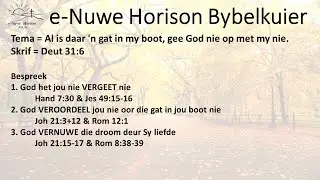 Al is daar 'n gat in my boot, gee God nie op met my nie